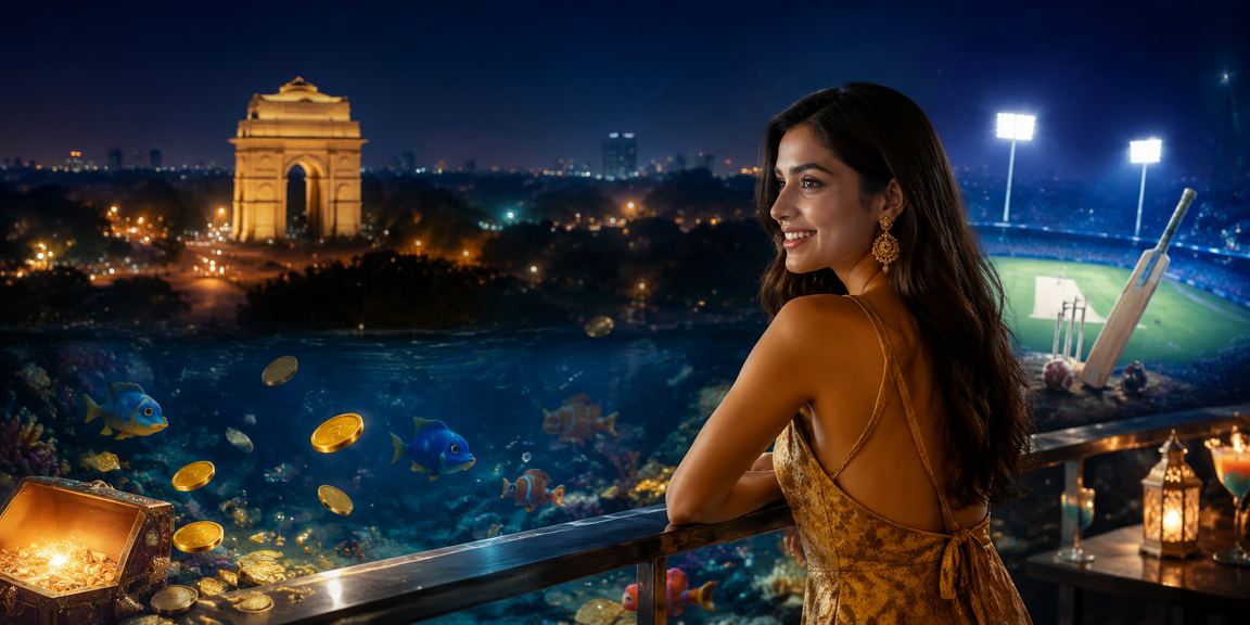 Excited players enjoying Rummy game online from Delhi India Gate network area